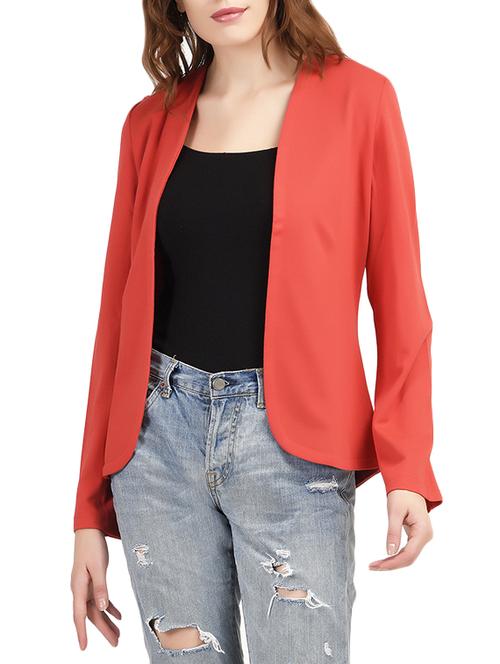 red fullsleeeve jacket - 1008189 - Very Small Image - 1