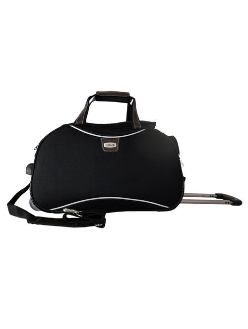 timus black wheel duffle trolley bag - 10084568 - Very Small Image - 1