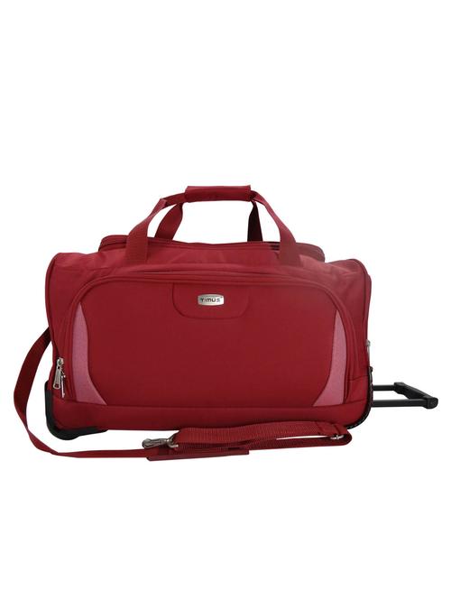 timus red wheel duffle bag - 10084595 - Very Small Image - 1