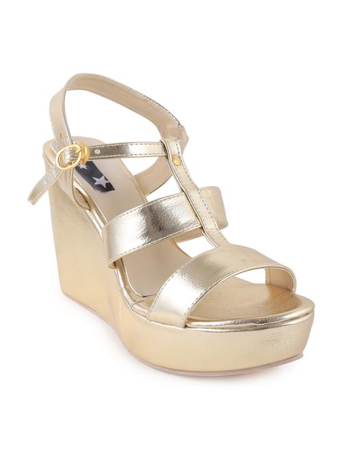 lozenge gold polyester wedge - 10088762 - Very Small Image - 1
