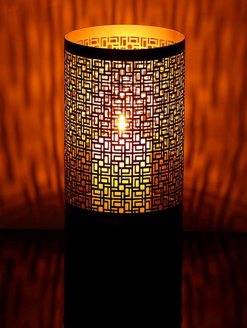 deziworkz silver baltic-cut jaali hurricane - 10093900 - Very Small Image - 1