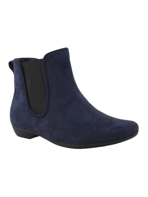 blue leatherette ankle  boot - 10096237 - Very Small Image - 1