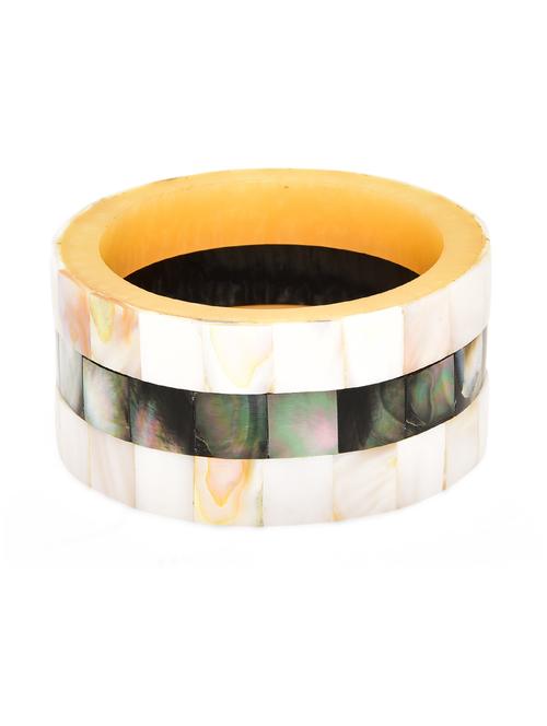 mop shell bangle set of 3 - 10110203 - Very Small Image - 1
