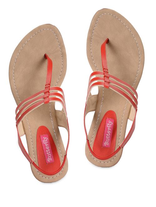 red leatherette sandals - 1011188 - Very Small Image - 1