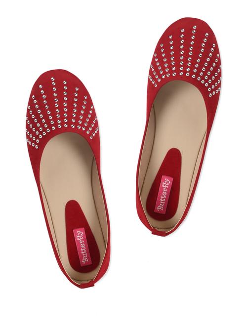 red embellished ballerinas - 1011201 - Very Small Image - 1