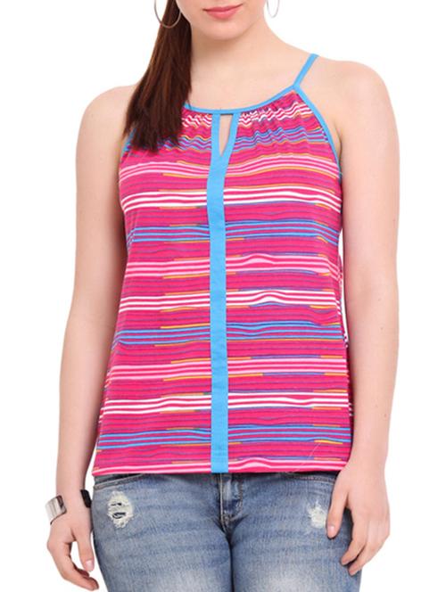 pink cotton jersey top - 10114347 - Very Small Image - 1