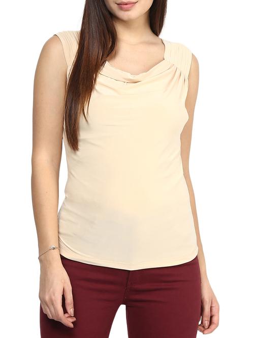 beige polyester top - 10117271 - Very Small Image - 1
