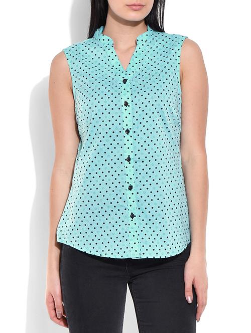 blue cotton shirt - 10123175 - Very Small Image - 1