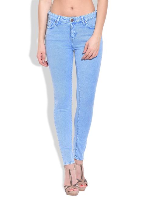 blue elastane 2 %, cottonalgodon 98 % jeans - 10123727 - Very Small Image - 1