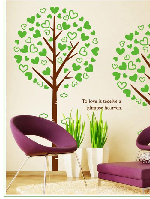 decals arts love love tree wall sticker for home decoration - 10123809 - Very Small Image - 1