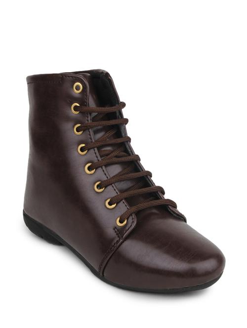 brown suede ankle  boots - 10124194 - Very Small Image - 1