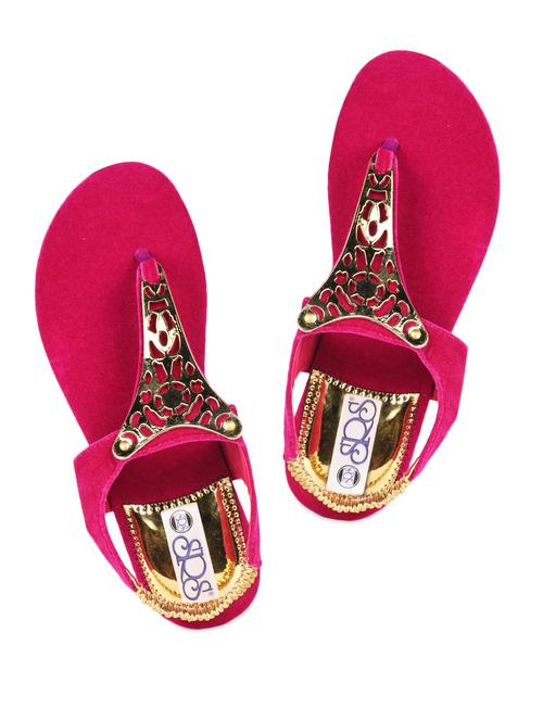 elastic sling back pink sandal - 1012496 - Very Small Image - 1