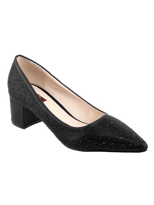 black leatherette pumps - 10135976 - Very Small Image - 1