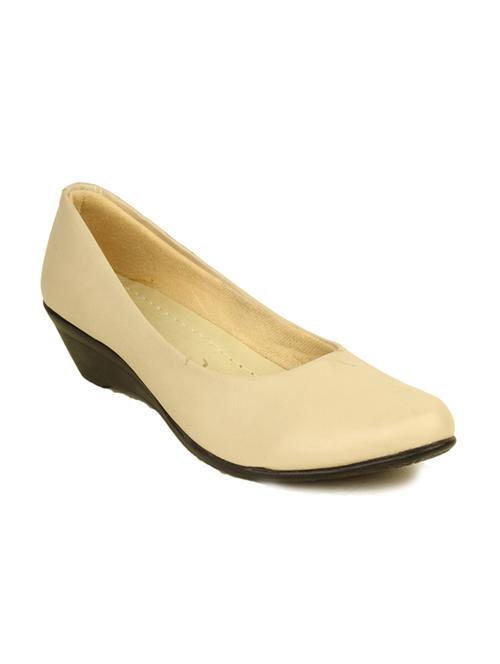 beige leatherette slip on formal shoes - 10156589 - Very Small Image - 1