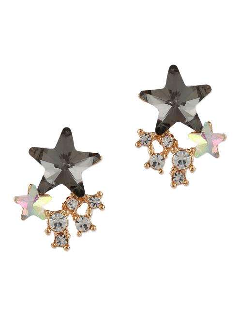 black star shaped earrings - 1016078 - Very Small Image - 1