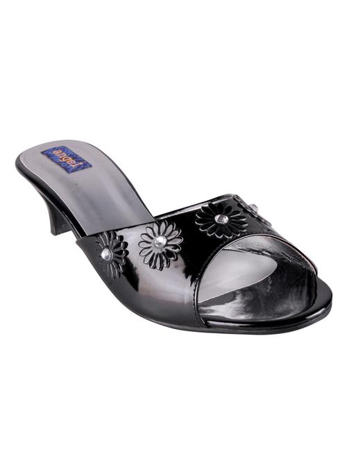 black leatherette sandal - 10164729 - Very Small Image - 1
