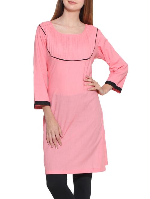 women's straight kurta - 10170561 - Very Small Image - 1