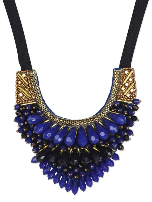 droplet bead embellished necklace - 1017572 - Very Small Image - 1