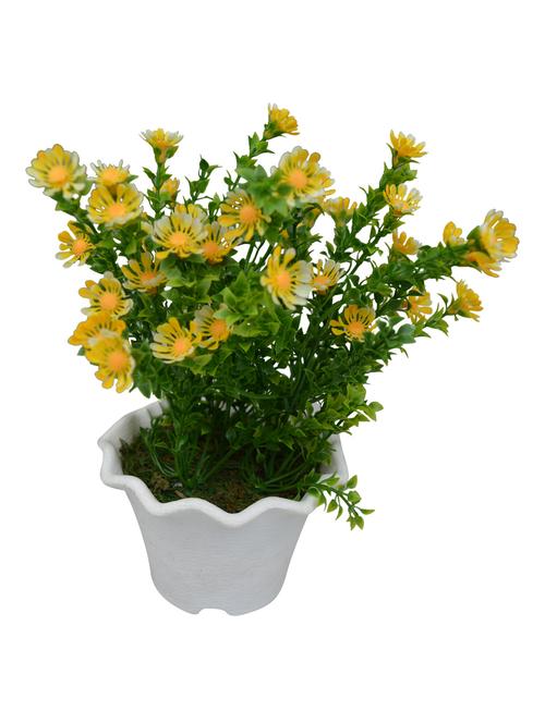 Desktop Artificial Flower Bush With Pot For Decoration - 10183637 - Very Small Image - 1