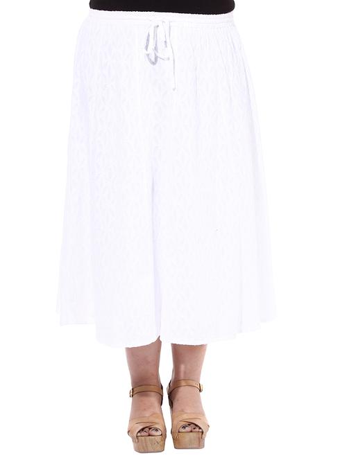 white cotton skirts - 10186029 - Very Small Image - 1