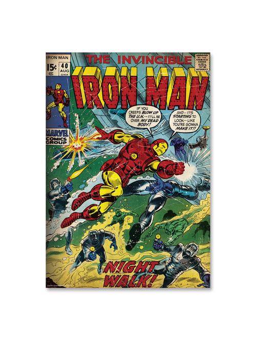 iron man night walk poster (officially licensed) - 10186348 - Very Small Image - 1