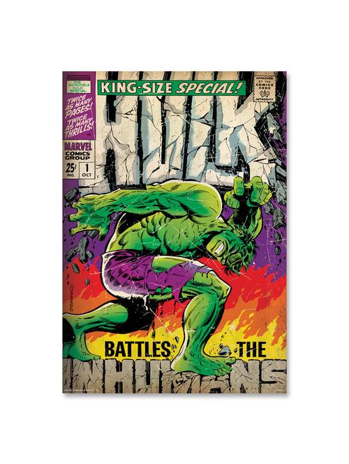 hulk battles poster (officially licensed) - 10186362 - Very Small Image - 1