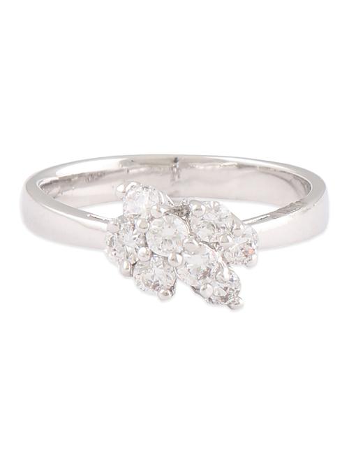 crystals studded metal alloy ring - 1019594 - Very Small Image - 1