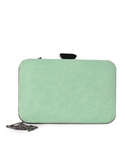 mint green leatherette clutch - 1020527 - Very Small Image - 1