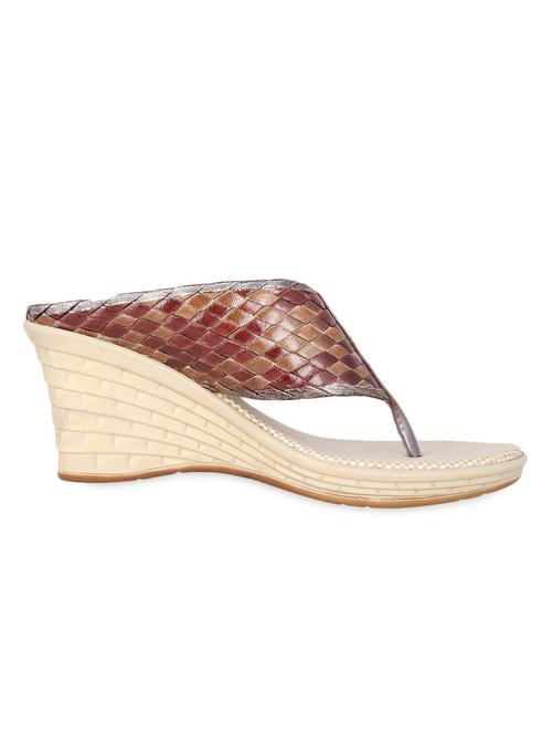 Orange Leatherette Wedges - 1022921 - Very Small Image - 1