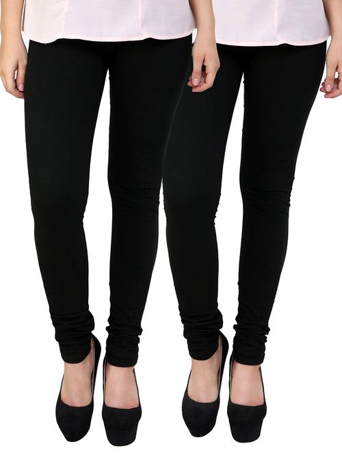black cotton leggings - 10229662 - Very Small Image - 1
