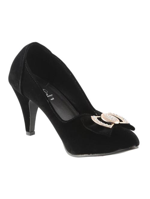 black velvet pumps - 10235042 - Very Small Image - 1