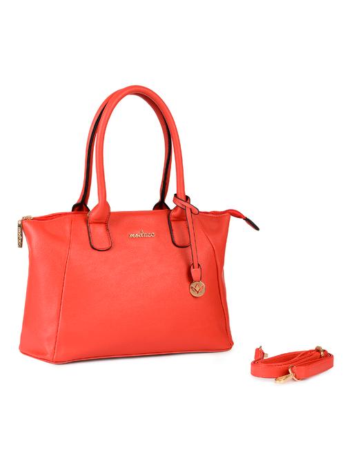 red leatherette handbag - 10241560 - Very Small Image - 1