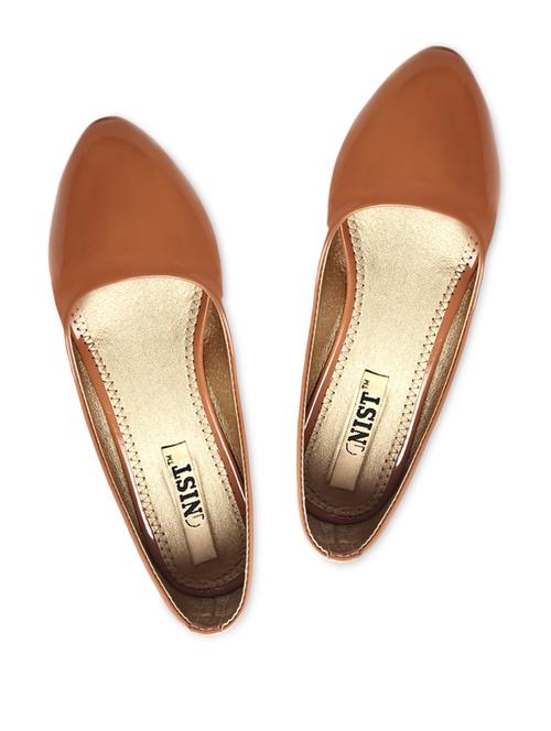 glossy light brown ballerinas - 1024920 - Very Small Image - 1