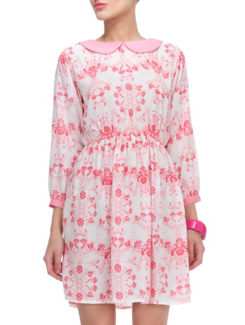 white viscose dress - 10249902 - Very Small Image - 1