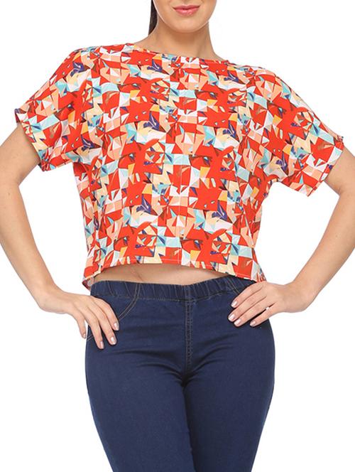 orange polyester top - 10249975 - Very Small Image - 1