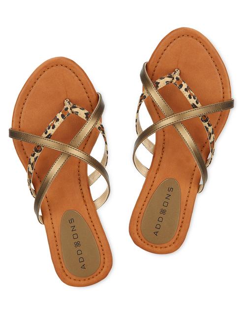 animal printed leatherette sandal - 1025536 - Very Small Image - 1