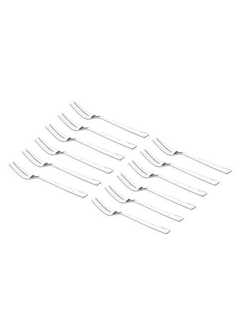 shapes white dot fruit fork 12 pcs. - 10256798 - Very Small Image - 1