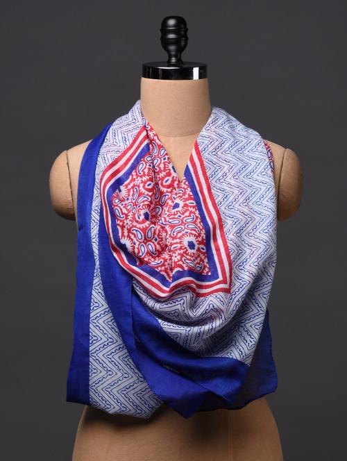 paisley printed polyester scarf - 1026300 - Very Small Image - 1