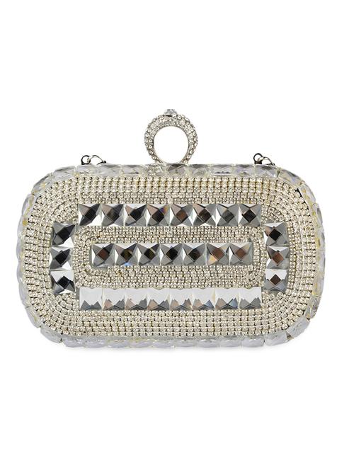 swarovski crystal studded clutch - 1026481 - Very Small Image - 1