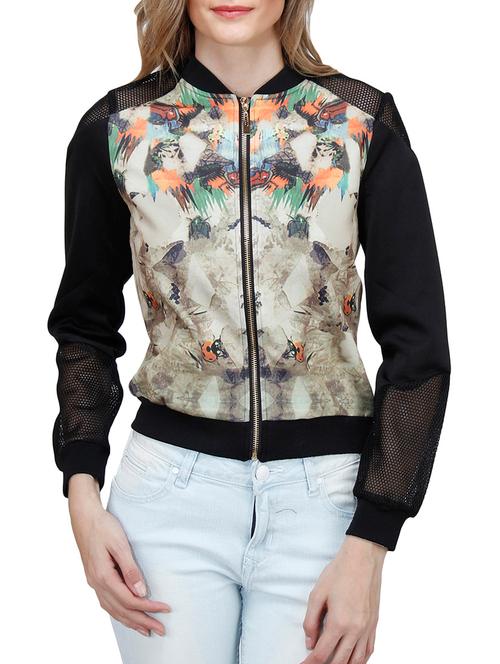 multi colored polyester jacket - 10266300 - Very Small Image - 1