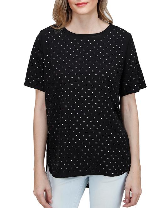 black polyester top - 10266364 - Very Small Image - 1