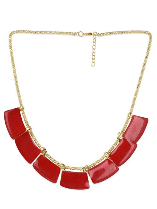  trendy red choker neckpiece. - 1027553 - Very Small Image - 1