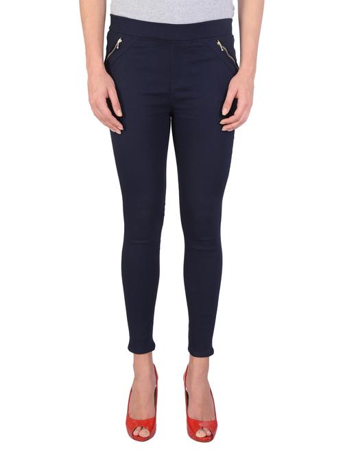 blue cotton jeggings - 10282650 - Very Small Image - 1