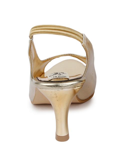 golden mesh sandals - 10284859 - Very Small Image - 1