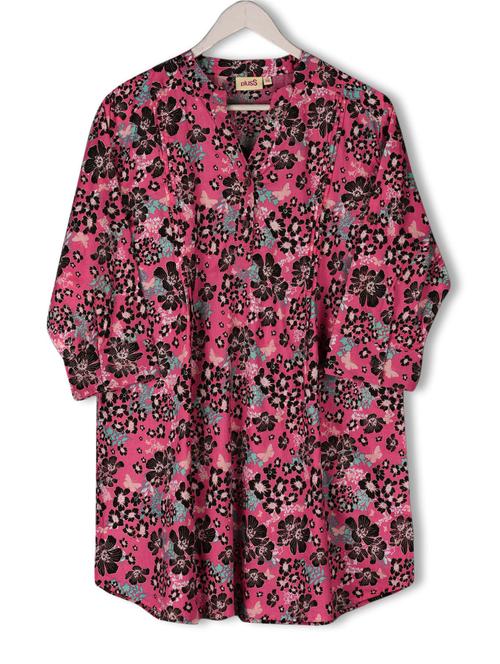 pink floral print cotton top - 1028793 - Very Small Image - 1