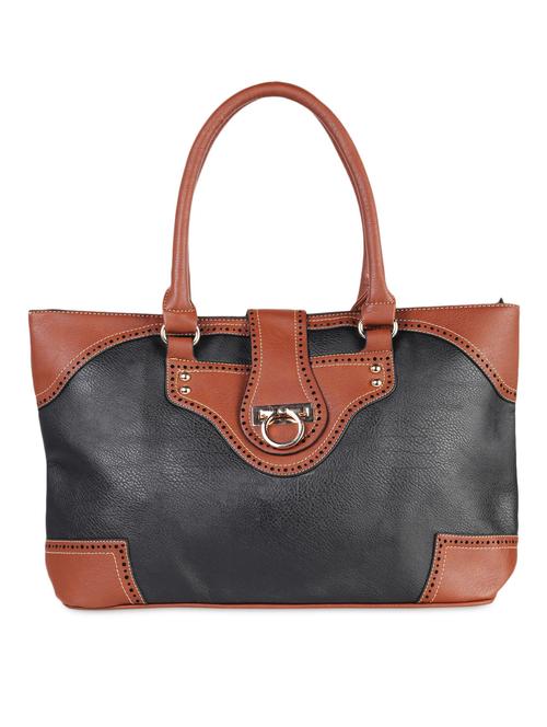 rectangular black pu handbag - 1028978 - Very Small Image - 1