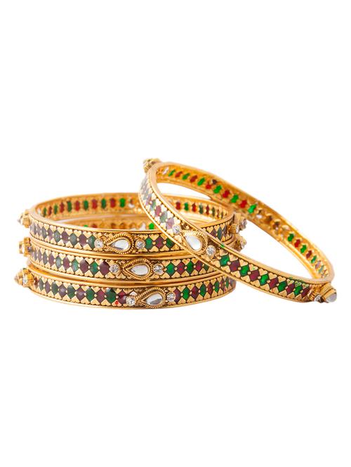 drop kundan bangles - 1029323 - Very Small Image - 1