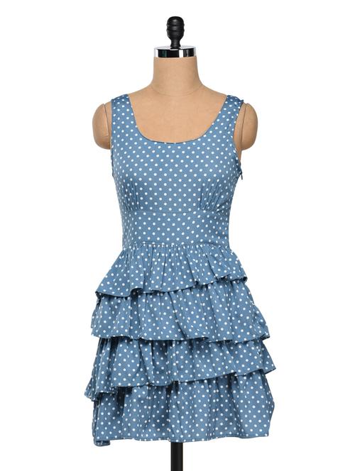 sleeveless polycrepe dress - 1029918 - Very Small Image - 1