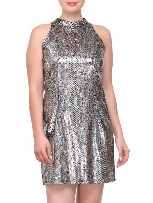 sleeveless sequins party dress - 1030104 - Very Small Image - 1