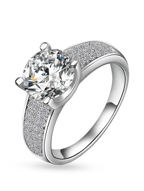 silver metal alloy ring - 10308542 - Very Small Image - 1